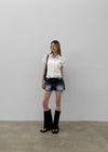 Teiko Cut-Off Denim Shorts