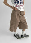 Laton Bermuda Cotton Cargo Pants
