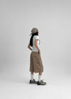 Laton Bermuda Cotton Cargo Pants