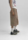 Laton Bermuda Cotton Cargo Pants