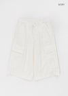 Laton Bermuda Cotton Cargo Pants