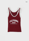 Cadello Contrast Knit Sleeveless Top