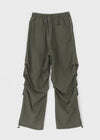 (UNISEX) Fulz Back Banding Nylon Two-way Banding Pants