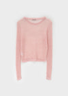 Mottin See-through Round Net Knit (30% Linen)