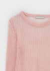 Mottin See-through Round Net Knit (30% Linen)