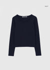 [B-BASIC] Standard U-neck long-sleeved shirt (2 SIZE)