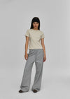 [B-BASIC] Heavy Cotton Wide Two-Way Pants