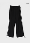 Poppin lace line two way track pants