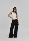 [B-BASIC] Heavy Cotton Wide Two-Way Pants