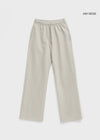 [B-BASIC] Mabigat na Cotton Straight Banding Pants