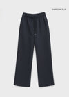 [B-BASIC] Mabigat na Cotton Straight Banding Pants