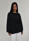 [B-BASIC] Standard Overfit Sweatshirt Langarm T-Shirt