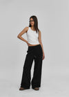 [B-BASIC] Heavy Cotton Wide Two-Way Pants