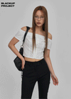 [MADE] PIEL Hook Off Shoulder Top