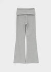 [MADE] Glossy SET - Folding Bootcut Banding Pants