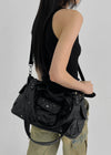 Punkall leather two-way bag