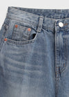 Pantalons en denim large lavé Remitin