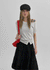 Mansing Striped One-Shoulder Knit Top