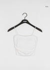 Cropped Bra Top mit integrierten Cups