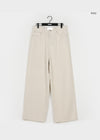 UNISEX mirror wide cotton pants