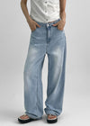 Ticha Summer Washed Wide Denim Pants