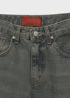 Nickel Waschweite Denim-Hose