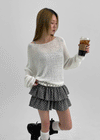 Hello City Boat Neck Summer Knit