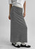 Linday Stripe Banding Knit Long Skirt