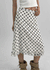 Mine Chiffon Frill Dot Midi Skirt