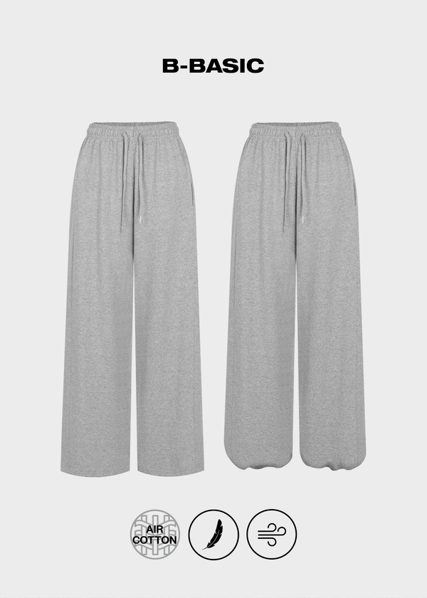 [B-BASIC] Airsweat Wide Two-Way Banding Pants