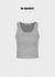 [B-BASIC] Standard U-neck Crop Sleeveless (2SIZE)