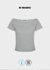 [B-BASIC] เสื้อยืดแขนสั้นคอเรือเย็นที่ซักได้ ขนาด 2