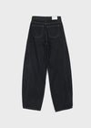 DIGIC Non-Fade Dough Balloon Denim Pants