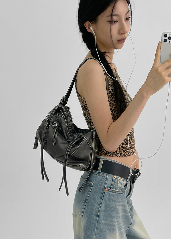 Lumen Vintage Tassel Shoulder Bag
