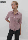 [MADE] Leche 3/4 Sleeve Check Shirt