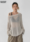 [MADE] Leret Summer Boatneck Oversized Knit