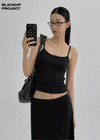 [MADE] Daysi Punching Sleeveless (Set Purchase Available)