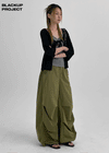 [MADE] Natit Nylon Pleated Back-Banding Pants