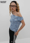 [MADE] Conity Asymmetric Knit Top