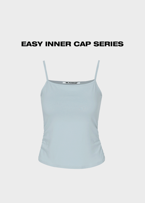 [MADE] Easy Shirring Tank Top With Built-in Cap