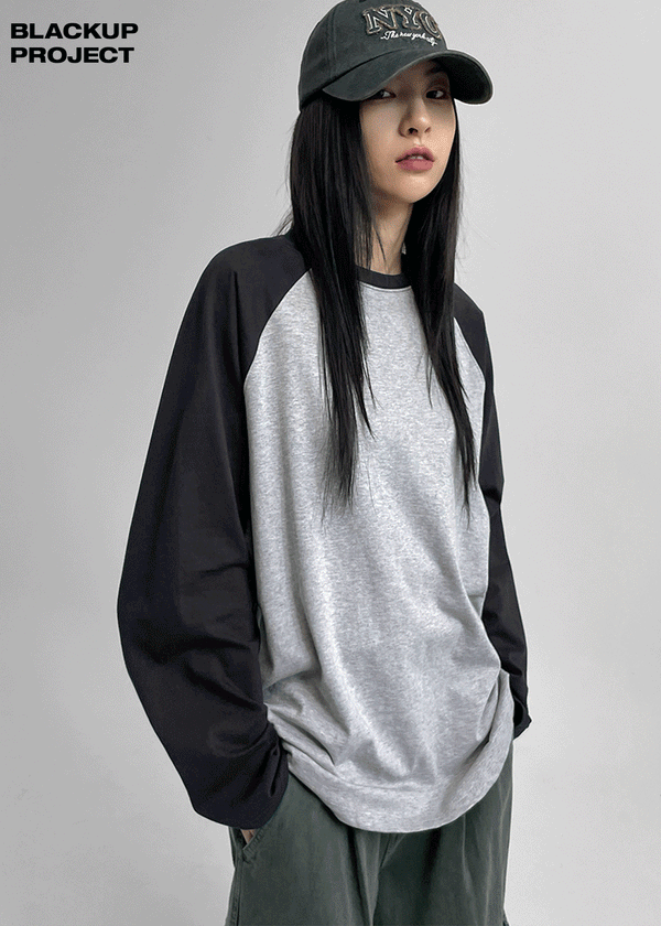[MADE] Tenide Color Matching Long Sleeve T-shirt