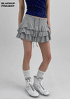 [MADE] Billet Tiered Mini Skirt Pants