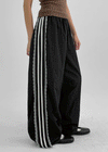 Poppin lace line two way track pants