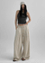 (UNISEX) Lowba One-Tuck Banding Wide Pants (Linen 30%)