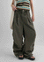 (UNISEX) Fulz Back Banding Nylon Two-way Banding Pants