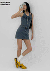 [MADE] Bunny Halterneck Spandex Mini Dress