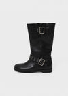 Botas Medias de Cuero Timena Buckle