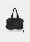 Bolso de Hombro de Cuero Fringe Hilleng