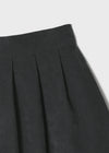 Mallio Flare Suede Midi Skirt