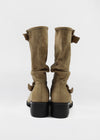 Mater Buckle Shirring Mid Boots